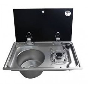 TEKNE, YAT, KARAVAN FSM-3402 TEK GÖZLÜ KOMBİNASYONLU OCAK 