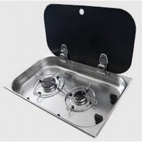 TEKNE, YAT, KARAVAN FSM-3450 DİKDÖRTGEN ÇİFT GÖZLÜ OCAK 