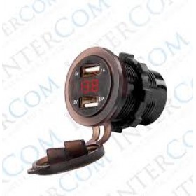 IC-266D PANO TİP VOLTMETRELİ 2'Lİ USB