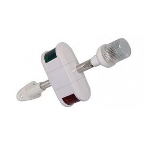 OSY-2406 KOMBİNE BAYRAK DİREĞİ (SABIT AYAK REFLEKTORLU) AMPULLU